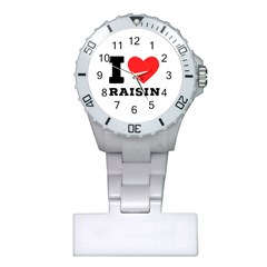 I Love Raisin  Plastic Nurses Watch by ilovewhateva