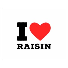 I Love Raisin  Premium Plush Fleece Blanket (medium) by ilovewhateva