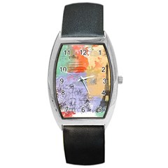 Scrapbook Paris Vintage France Barrel Style Metal Watch by Mog4mog4