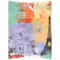 Scrapbook Paris Vintage France Back Support Cushion by Mog4mog4