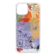 Scrapbook Paris Vintage France Iphone 14 Tpu Uv Print Case by Mog4mog4