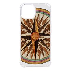 Vintage Sign Nautical Ship Compas Iphone 14 Tpu Uv Print Case