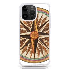 Vintage Sign Nautical Ship Compas Iphone 14 Pro Max Tpu Uv Print Case by Mog4mog4