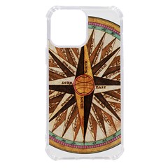 Vintage Sign Nautical Ship Compas Iphone 13 Pro Max Tpu Uv Print Case by Mog4mog4