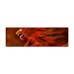 Fire Lion Flames Light Mystical Dangerous Wild Sticker (bumper) by Mog4mog4