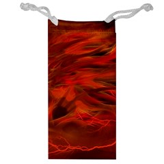 Fire Lion Flames Light Mystical Dangerous Wild Jewelry Bag