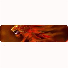 Fire Lion Flames Light Mystical Dangerous Wild Large Bar Mat by Mog4mog4