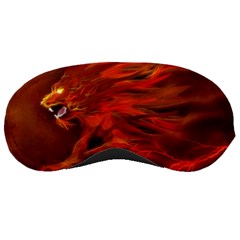 Fire Lion Flames Light Mystical Dangerous Wild Sleeping Mask by Mog4mog4