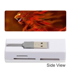 Fire Lion Flames Light Mystical Dangerous Wild Memory Card Reader (stick) by Mog4mog4