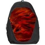 Fire Lion Flames Light Mystical Dangerous Wild Backpack Bag Front