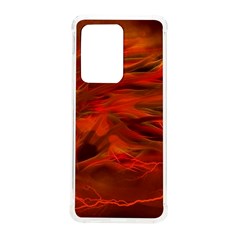 Fire Lion Flames Light Mystical Dangerous Wild Samsung Galaxy S20 Ultra 6 9 Inch Tpu Uv Case