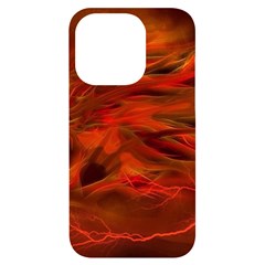 Fire Lion Flames Light Mystical Dangerous Wild Iphone 14 Pro Black Uv Print Case