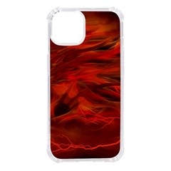 Fire Lion Flames Light Mystical Dangerous Wild Iphone 14 Tpu Uv Print Case