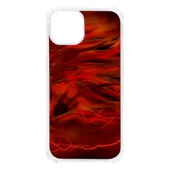 Fire Lion Flames Light Mystical Dangerous Wild Iphone 13 Tpu Uv Print Case by Mog4mog4