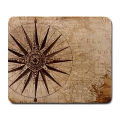 Compass Map Nautical Antique Large Mousepad