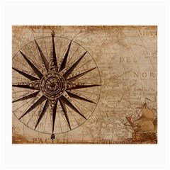 Compass Map Nautical Antique Small Glasses Cloth by Mog4mog4