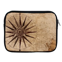 Compass Map Nautical Antique Apple Ipad 2/3/4 Zipper Cases by Mog4mog4