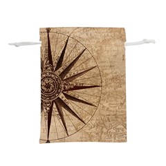 Compass Map Nautical Antique Lightweight Drawstring Pouch (s) by Mog4mog4