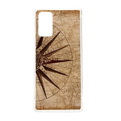 Compass Map Nautical Antique Samsung Galaxy Note 20 Tpu Uv Case by Mog4mog4