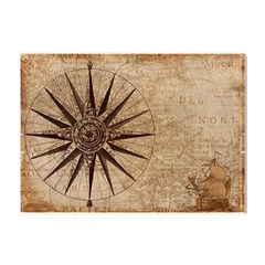 Compass Map Nautical Antique Crystal Sticker (a4) by Mog4mog4