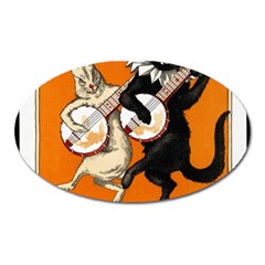 Vintage Poster Ad Retro Design Oval Magnet by Mog4mog4