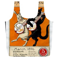 Vintage Poster Ad Retro Design Full Print Recycle Bag (xxxl) by Mog4mog4