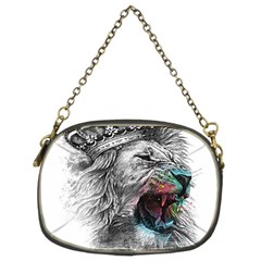 Lion King Head Chain Purse (two Sides) by Mog4mog4