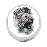 Lion King Head 4-Port USB Hub (Two Sides) Front