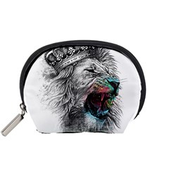 Lion King Head Accessory Pouch (small) by Mog4mog4