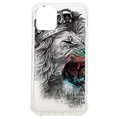 Lion King Head Iphone 12 Mini Tpu Uv Print Case	 by Mog4mog4