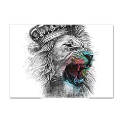 Lion King Head Crystal Sticker (a4) by Mog4mog4