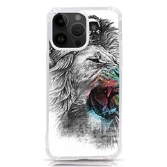 Lion King Head Iphone 14 Pro Max Tpu Uv Print Case by Mog4mog4