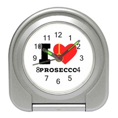 I Love Prosecco Travel Alarm Clock by ilovewhateva