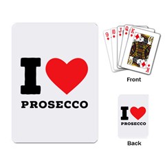 I Love Prosecco Playing Cards Single Design (rectangle) by ilovewhateva