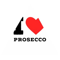 I Love Prosecco Wooden Puzzle Triangle