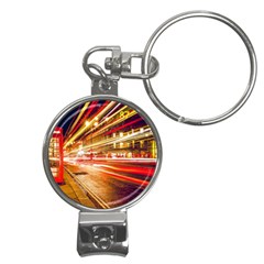 Telephone Booth Red London England Nail Clippers Key Chain