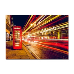 Telephone Booth Red London England Sticker A4 (10 Pack) by Mog4mog4