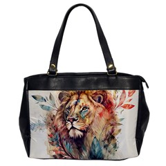 Lion Africa African Art Oversize Office Handbag by Mog4mog4