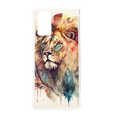 Lion Africa African Art Samsung Galaxy Note 20 Tpu Uv Case by Mog4mog4