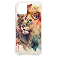 Lion Africa African Art Iphone 12 Mini Tpu Uv Print Case	 by Mog4mog4