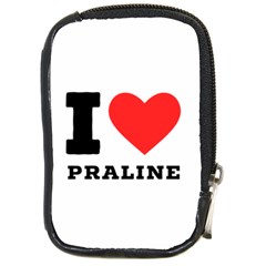 I Love Praline  Compact Camera Leather Case by ilovewhateva