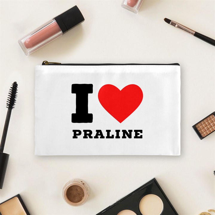 I love praline  Cosmetic Bag (Medium)