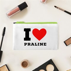 I Love Praline  Cosmetic Bag (xs) by ilovewhateva