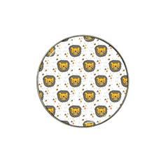 Lion Heads Pattern Design Doodle Hat Clip Ball Marker (4 Pack) by Mog4mog4