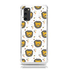 Lion Heads Pattern Design Doodle Samsung Galaxy S20 6 2 Inch Tpu Uv Case by Mog4mog4