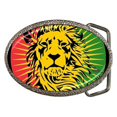 Lion Head Africa Rasta Belt Buckles by Mog4mog4