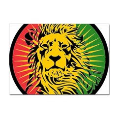 Lion Head Africa Rasta Sticker A4 (100 Pack) by Mog4mog4