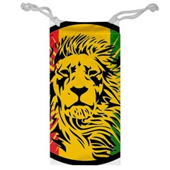 Lion Head Africa Rasta Jewelry Bag by Mog4mog4