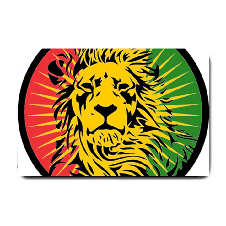 Lion Head Africa Rasta Small Doormat