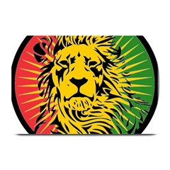 Lion Head Africa Rasta Plate Mats by Mog4mog4